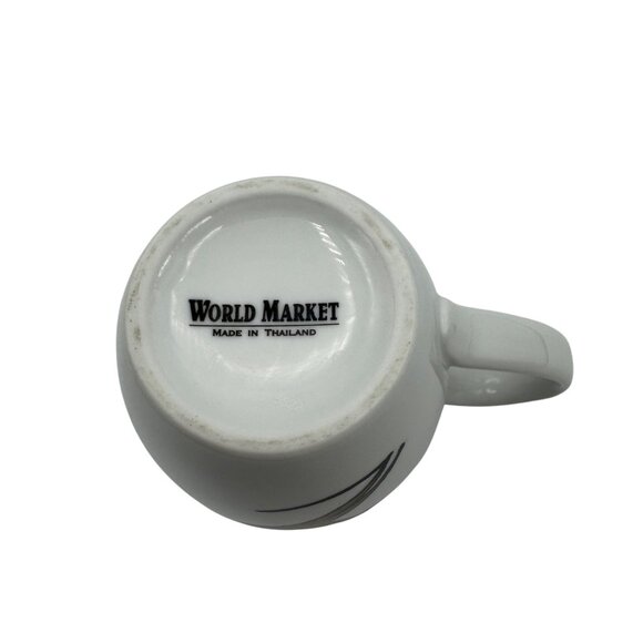 World Market Reindeer Coffee Mug Cup White Languages of Joy Christmas - Picture 4 of 6